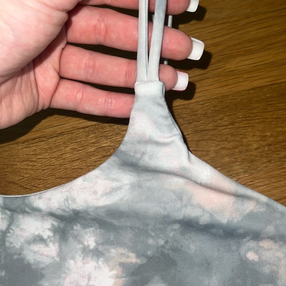 Celer Sports Bra Double Longline Crop Tank Top - Picture 3 of 5